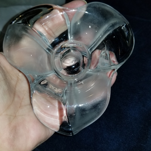 Mikasa Crystal Flowers Candle Holders - Picture 6 of 10